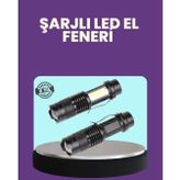 Suya Dayanıklı 4 Modlu Mini LED El Feneri