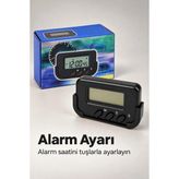 Svoria Store Alarm ve Kronometre Özellikli Araç Içi Dijital Saat - Renkli - Standart