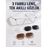 Svoria Store Mey Ithalat® Yapay Zeka Destekli Akıllı Gözlük Dahili Kameralı Bluetooth Müzik ve Arama Öze - Standart - Renkli