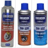 Swanson Works Balata Sprey Motor Temizleyici Sprey Gres Bakım Set
