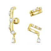 Swarovski 5663334 Kadın Küpe