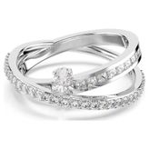 Swarovski 5691231 Hyperbola Ring 2 Row White-Rhs 55 Yüzük