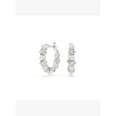 Swarovski 5709256 Matrix Pe Pearl Hoops White-Rhs Küpe