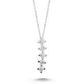 Swarovski Taşlı 925 Ayar Gümüş Kolye