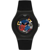 Swatch Black Lacquered Again SO29B107 Kol Saati