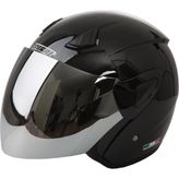 Sway 700 Parlak Siyah Yarım Kask