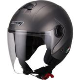 Sway Sw-715 Metalik Gri Motosiklet Kaskı