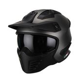 Sway SW 726X Tokyo Çene Açılır Siyah Motosiklet Kaskı