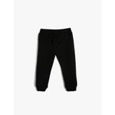Sweatpants Drawstring Pocket Detail Cotton