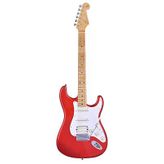 SX SST57+/HSS/CAR Elektro Gitar (Candy Apple Red)