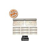 Sym 222 Çelik Yönsüz Menteşe Saten 12 Cm 10'Lu Set