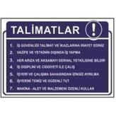 Sym STW043 Talimatlar Uyarı Levhası