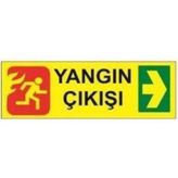 Sym STW045 Yangın Çıkışı Sağ Uyarı Levhası
