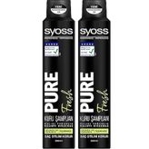 Syoss Pure Fresh 2x200 ml Kuru Şampuan
