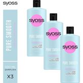 Syoss Pure Micellar Şampuan 500Ml X 3 Adet