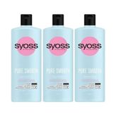 Syoss Pure Smooth Micellar 3x500 ml Şampuan