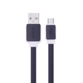 Syrox C63 Yassı 2.0a 1.2 mt Siyah Micro Usb Şarj ve Usb Data Kablosu