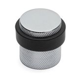 System 1017 Kapı Stoperi Yapışkanlı/Vidalı Krom Renk Çap 32 mm - 1 Adet