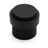 System 1017 Kapı Stoperi Yapışkanlı/Vidalı Siyah Renk Çap 32 mm - 1 Adet