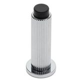 System 1018 Duvara Monte Kapı Stoperi Vidalı Krom Renk Çap 32 mm - 1 Adet