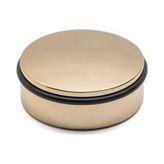System 1023 Kapı Önü Ağırlıklı Kapı Stoperi Gold (2 Kg) Çap 10.6 Cm