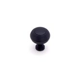 System 32 mm SY1937 0032 AL6 Siyah Düğme Kulp