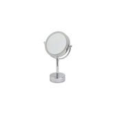 System 5 X Krom Masa Üstü Büyüteçli Makyaj Aynası Krom Renk 390X150X125 Mm