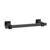 System 50 cm çekme/sürgü kapı kolu siyah renk