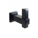 System BA10006001001AL6 Q-Line Siyah Tekli Askılık