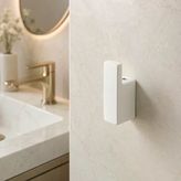 System BA1019 001 AL7 Flat Beyaz Askılık