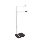 System BA4008 051 CR Hareketli Krom Siyah WC Set