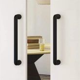 System Çekme Kapı Kolu Siyah 192Mm (Ph9400 0192 Al6)
