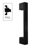 System Çekme Kapı Kolu Siyah Kol 200mm (PH9550 0200 AL6-AL6)