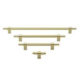 System SY8772 0128 BB-BB Mat Altın 128 mm Kulp