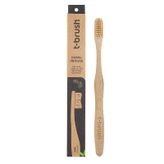 T-Brush Bambu Orta - Sert Yetişkin Diş Fırçası krem