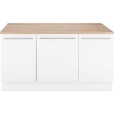 T Designo MDF Suntalam Mutfak Dolabı 150x40x85 cm Tezgahlı Modern Depolama ve Hazırlık Ünitesi