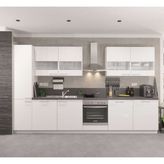 T Designo Modern Beyaz Mutfak Dolabı Suntalam Malzeme 340 cm Geniş Depolama Alanı