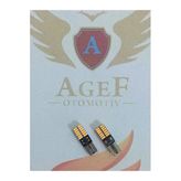 T10 Led Ampul 24 Smd Turuncu 12V