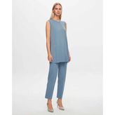 T24y-6000 Mıssdalıda Basic Kolsuz Triko Tunik