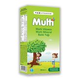 Tab Vitamins Multi Multivitamin Multimineral Balık Yağı 200 ml Sıvı