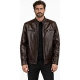 Taba Deri Erkek Deri Mont - 5XL