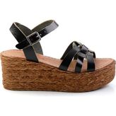 Taba Leather Kadın Sandalet K05197003803 - Siyah