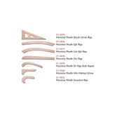Taba Plastik Riga Cetvel Takım (7 Parça)