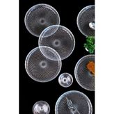 Tabak Evi Aden Cam Pasta Tabağı 19cm Sade 6 Lı 2339 Şeffaf