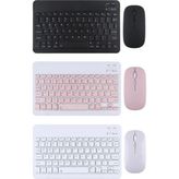Tablet ve Telefonlar Için Bluetooth Klavye ve Mouse Set Slim Ince