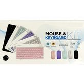 Tablet ve Telefonlar Için Bluetooth - Wireless Klavye ve Mouse Set - Siyah