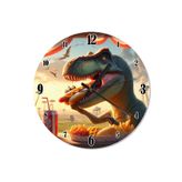 Tablo Mega Hot Dog Seven T-Rex Dinazor Akarlı Duvar Saati