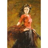 Tablolife Çingene Kızı 60x90 cm Kanvas Tablo