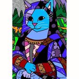 Tablolife Mona Cat 60 x 90 cm Kanvas Tablo