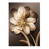 Tablomega Beyaz Çiçek Mdf Poster 25cmx 35cm